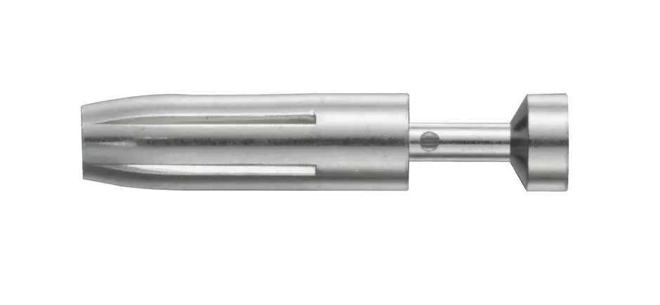 Han E Crimpbuchse, 2,5 mm², versilbert